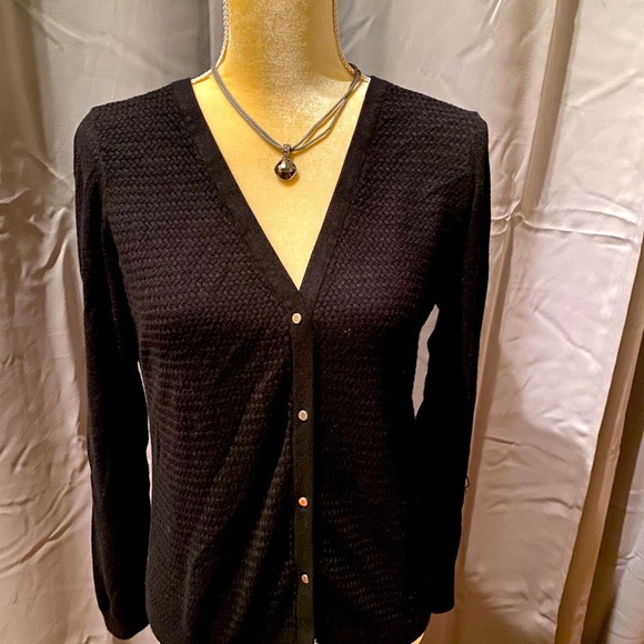 H&M Sweaters - Little black button up cardigan by H&M